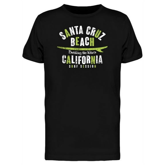 Santa Cruz Beach Surfing In Cali T-Shirt Men -Image by Shutterstock, Male XX-Large