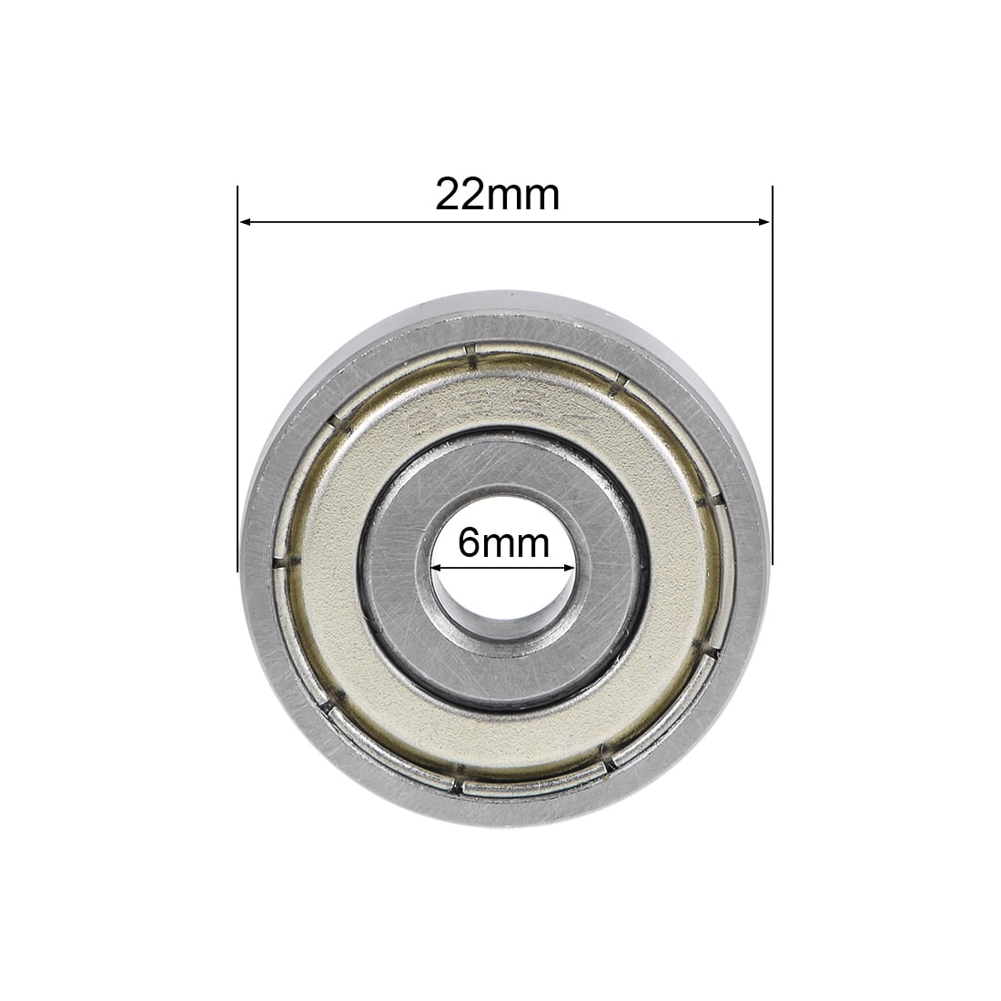 Unique Bargains 5pcs 636ZZ Deep Groove Double Shielded Ball Bearings Z2 0.24"x0.87"x0.28"