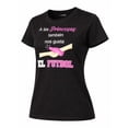 thumbnail image 2 of Playera George para Dama, Manga Corta Negro Talla M, 2 of 4