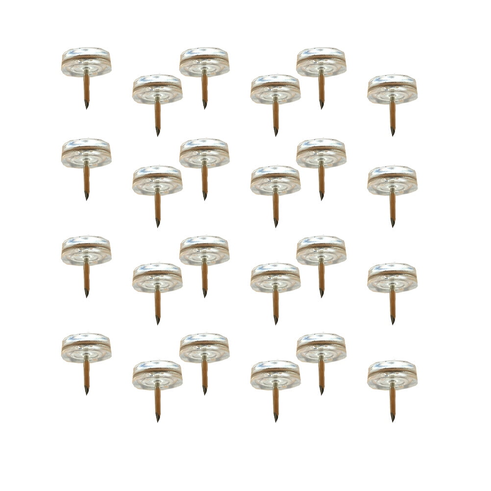 Uxcell 100pcs Black Metal Thumb Tacks - Round Cap Push Pins For Cork Boards, Furniture, Crafts