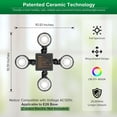 thumbnail image 5 of SANSI 40W Folding Wings LED Dimmable Indoor Grow Light with Remote Control, 5 of 7