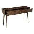 thumbnail image 4 of Copenhagen Console Table in Walnut Brown Finish, 4 of 4