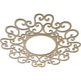 thumbnail image 2 of 34"OD x 13"ID x 1/4"T Reims Wood Fretwork Pierced Ceiling Medallion, Hickory, 2 of 3