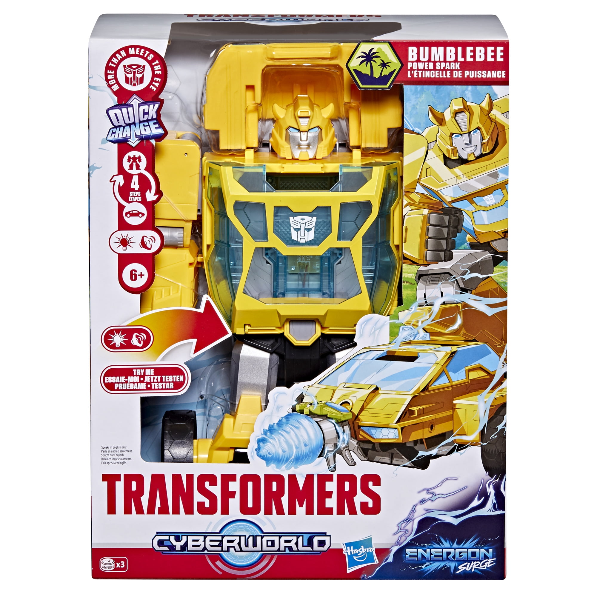 Transformers Toys CYBERWORLD Bumblebee Power Spark Energon S