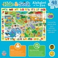 thumbnail image 4 of MasterPieces 48 Piece Kids Jigsaw Puzzle - Alphabet at the Zoo - 14"x19", 4 of 5