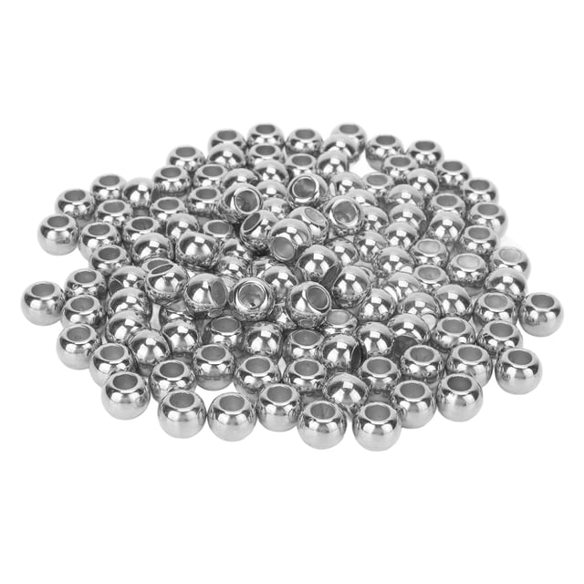 Perles de Poney en Résine, 200 Pcs Perles en Résine Perles pour Cheveux Larges Perles de Bracelet Ultra Réactives