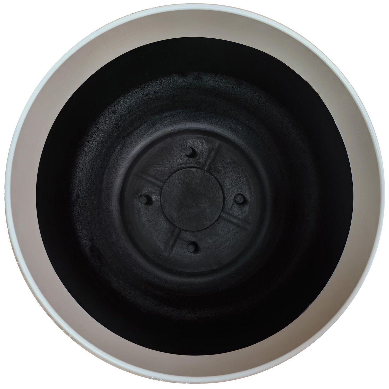 Tres Grande Jardiniere en Plastique Gris Holden de Hometrends
