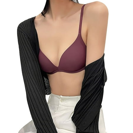 HCURIBAD Wireless Bras  Clearance! Wireless Bra | G Wirefree Lift Up Bra Defying Wireless Up Bra for Women  Push up Bra  Backless Bra  Bras for Women Red S