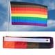 thumbnail image 2 of 90x150cm Bandera colorida del arco iris Bandera de tela de poliéster Bandera LGBT para homosexuales Gay Lesbianas, 2 of 5