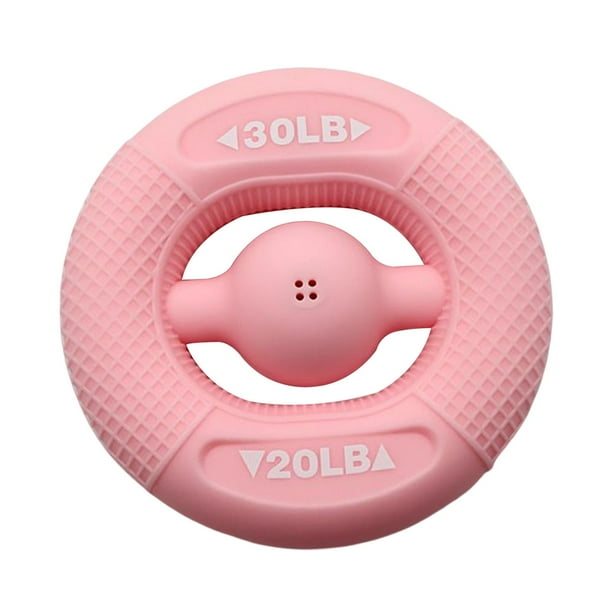 Fortalecedor de agarre de mano Ejercitador de dedos Sunnimix Anillos de silicona de fuerza Rosa 20LB-30LB