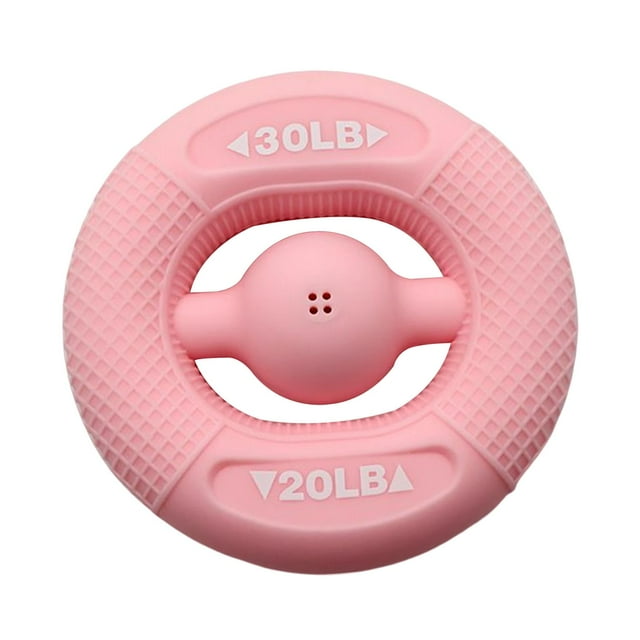 Fortalecedor de agarre de mano Fuerza de agarre Anillos de ejercicio de dedos de mano suave Agarre para Rosa 20LB-30LB
