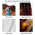 thumbnail image 4 of luoweisi Men's Beach Shorts Quick Dry Swim Trunks with Mesh Lining Thanksgiving Turkey S, 4 of 5