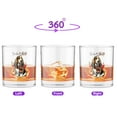 thumbnail image 2 of Hello Fall Basset Hound Scarf Welcome Autumn with Leaves Pumpkins 11oz Whiskey Glass Mug Bassets Dog Breed Lovers Gifts Idea Whiskey Cocktail Glasses Cup - 00011, 2 of 5