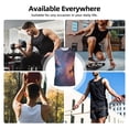 thumbnail image 3 of Yiaed Watercolor Sky Dragon Print Men's Singlet Vests Summer Running Muscle Tank Tops Gym Undershirt Round Neck Sleeveless for man, 3 of 5