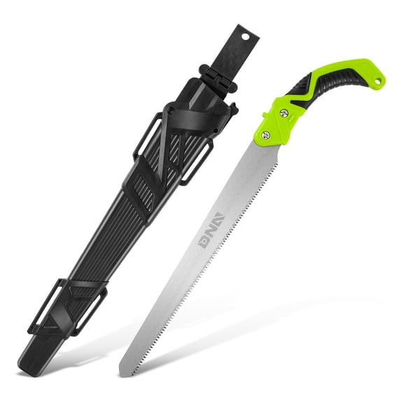 DNA Motoring Straight Blade 15.5'' Outdoor Garden Woodworking Hand Pruning Saw w/Scabbard
