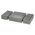 thumbnail image 4 of (2 pack) Better Homes & Gardens 4-Piece Hard-Sided Drawer Adult Organizer, Gray, 4 of 9