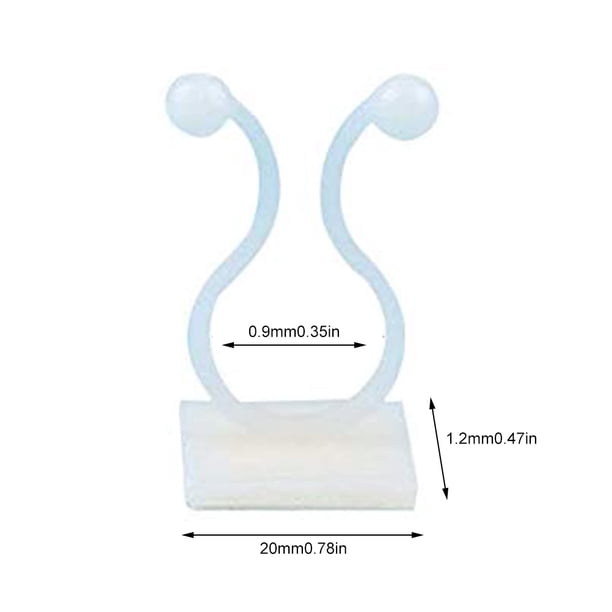 Clips Para Accesorios De Plantas Trepadoras, Clips Adhesivos Para Enredaderas De Jardín, Soporte Fijo Para Enredaderas De Pared 50 Uds. Serendint HA040587-03
