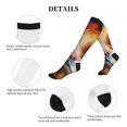 thumbnail image 6 of Bixox Oil Painting Colorful Hamster Print Compression Socks,Compression Socks Women & Men Circulation for Medical,Running,Athletic, 6 of 7
