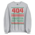 thumbnail image 2 of 404, Sweater Not Found - Ugly Holiday Sweater - Unisex Sweatshirt, 2 of 10