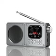 thumbnail image 1 of Altavoces Inalámbricos Bluetooth 5.4 de 87,5-108 MHz, Radio FM Portátil para Exteriores, Reproductor de Música MP3, Compatible con Auriculares, Reloj TF., 1 of 10