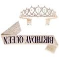 thumbnail image 3 of Birthday Sash Crown,Birthday Sash Crown Add Birthday Party Supplies HAPPY Birthday Crowns Time-Tested Durability, 3 of 12