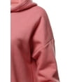 thumbnail image 5 of A2Y Women's Relax Fit Long Sleeve Kangaroo Pockets Hoodie Sweatshirts Dusty Rose S, 5 of 6
