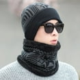 thumbnail image 5 of OULII Scarf for Winter Fleece Warm Scarf for Men Outdoor Activities 1 Set, 5 of 5