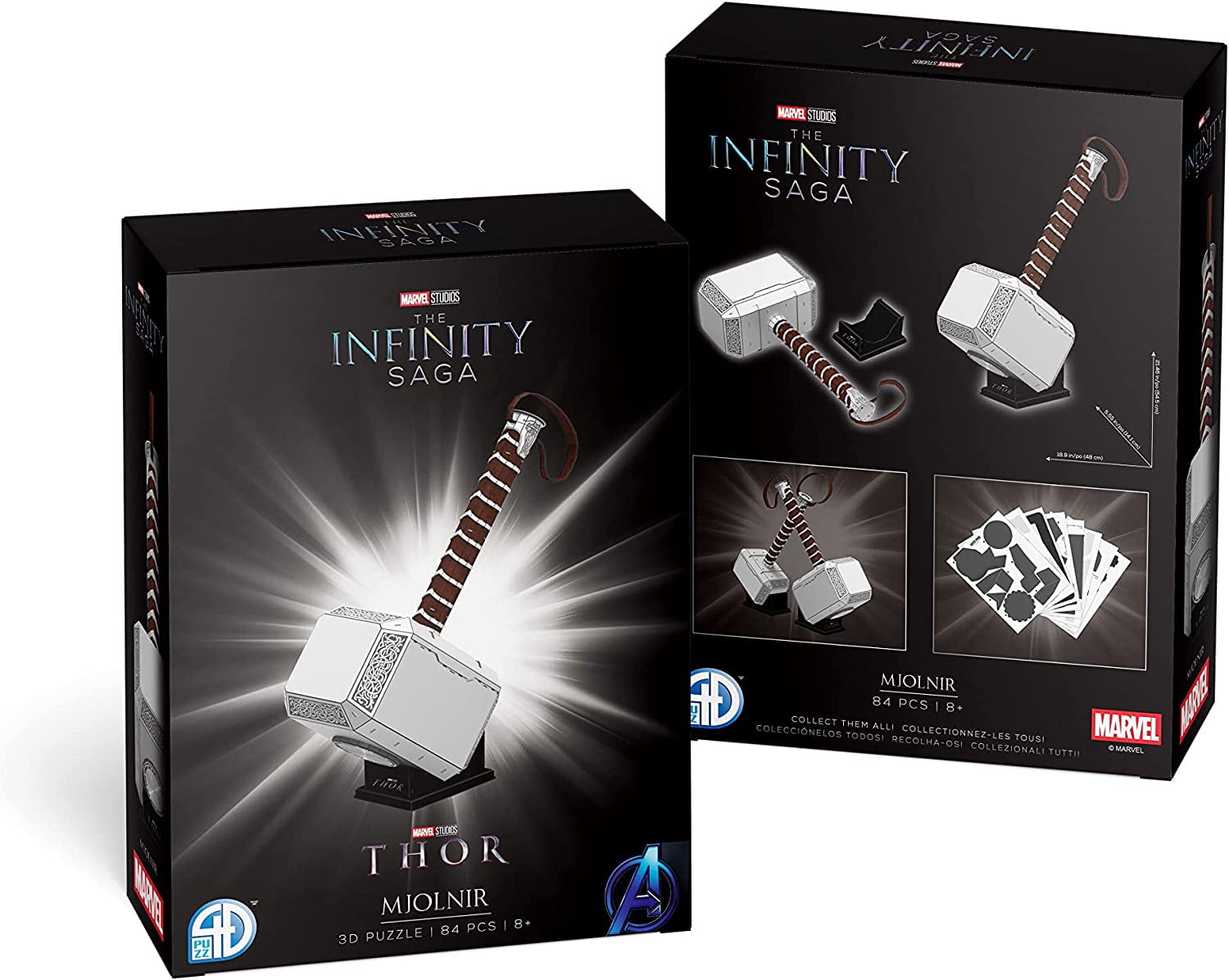 Marvel 4D51036 4D Thor Hammer Puzzle