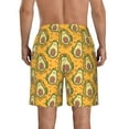 thumbnail image 3 of Naloa Avocado Dog Men's Beach Shorts, Surfing shorts, Swim trunks, Quick Dry Swim Trunks for Surfing Beach Fun - 3X-Large, 3 of 9
