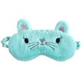 thumbnail image 1 of Plush Eye Mask Soft Sleeping Blindfold Eye Cover Sweet Soft 3D Cat Ear Sleep Mask Natural Sleeping Eye Eyeshade Cover Shade Patch Women Girl Travel Blindfold Lightweight Eye Cover Funny Eye Mask XianweiShao 8390615110174, 1 of 3