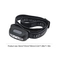 thumbnail image 3 of Linterna frontal LED de inducción 1000mAh 4 modos Luz de cabeza de trabajo USB a prueba de agua (negro) Ehuebsd Para estrenar, 3 of 9