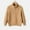 Khaki, variant on AIEOTT Boys and Girls Long Sleeve Full Zip Sweater Kids Winter Warm Cable Knit Sweaters Cute Mock Neck Casual Outwear 2-13 Years