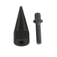 thumbnail image 2 of Broca para leña, cortadora de troncos de madera, acero al carbono, vástago hexagonal, herramienta de perforación negra de 32 mm/1,26 pulgadas, 2 of 14