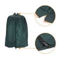 thumbnail image 4 of Unique Bargains Bird Cage Cover 18.9' Light proof Shade Night Cover with Zipper, Green 2 Pack, 4 of 5