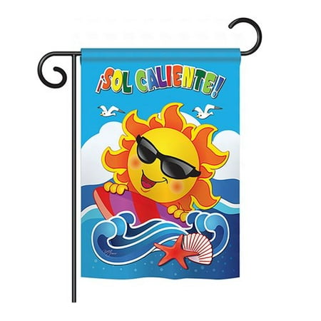 UPC 710320000061 product image for Breeze Decor iSol Caliente Impressions Polyester 1.5x1.08 ft Garden Flag | upcitemdb.com