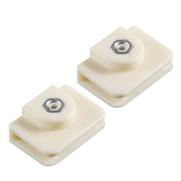 Unique Bargains 2 Pcs Window Door Glass Channel Retainer Clip 1.57"x1.1"x0.71" Universal for Car Truck Van Beige