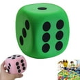 thumbnail image 4 of HLONK Large Foam Dice Color Foam Dice 3.15 Inches Big Dice For Building Educational Math Teaching Pastime Party 6 Foam Dice Anxiety Dice For Stress Rel, 4 of 4