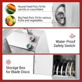 thumbnail image 4 of ChaoLink Commercial Food Processor, 3/4/7mm Shred & 2/4mm Slice, Stainless Steel Slicer for Restaurant Kitchen, 4 of 7