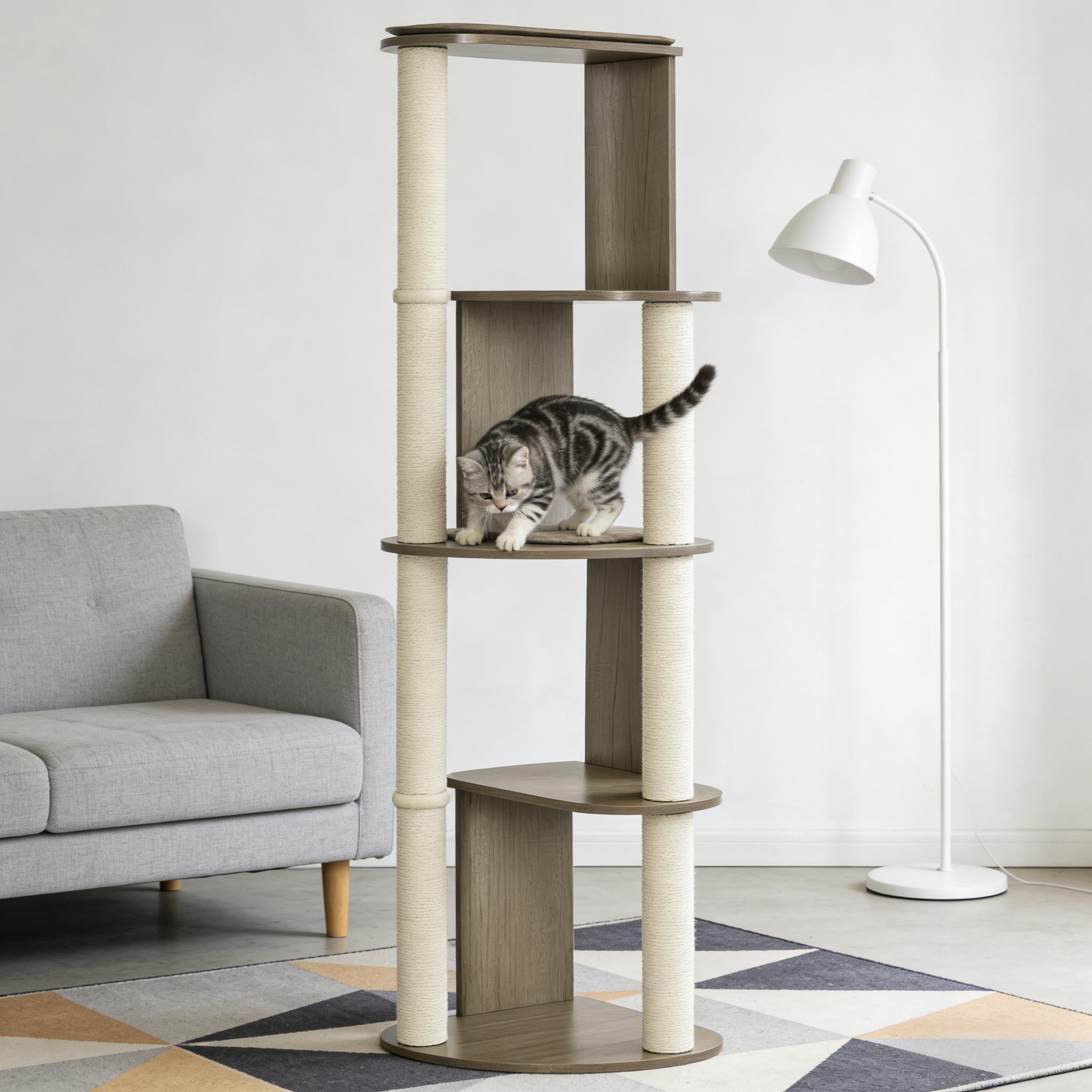 Large Multilevel Cat Tower,Corner Cat Tree