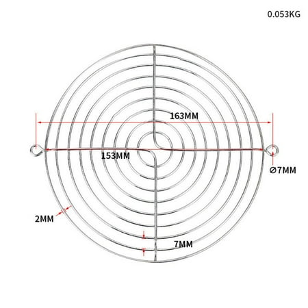 

Fan Protection Net 80-200mm Cooling Fan Protection Net Metal Iron Mesh Cover