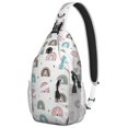 thumbnail image 1 of Symmetrical Ink Style Sling Backpack Lightweight Crossbody Bag for Travel, Hiking and Photography Essentials, 1 of 5