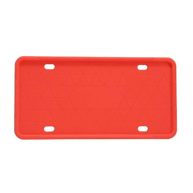 Silicone License Plate Frame, License Plate Bracket Bracket Anti-rust, Shockproof, Weatherproof, Suitable For American And Canadian Standard CarsYouyou