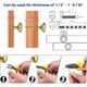 thumbnail image 4 of Ravinte 5 Pack Kitchen Cabinet Knobs Gold Zinc Knobs Drawer Pulls Door Dresser Drawer Handles Knobs for Dresser Drawers, 4 of 5