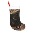 thumbnail image 2 of Honeii Starry Night Black Sheep for Christmas Stocking,Large Xmas Stocking,Holiday and Family Stocking for Fireplace Christmas Holiday Party Decoration, 2 of 7