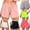 Pink, variant on GERsome Women's Running Shorts with Zipper Pockets Solid Color Quick-Dry Elastic Waist Athletic Shorts for Gym Running