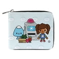 thumbnail image 1 of Monedero Tocas para niños con forma de anime, de piel, plegable, pared corta, 1 of 2
