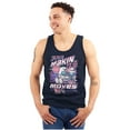 thumbnail image 3 of The Smurfs Cool Kanji Makin Moves Tank Top T Shirts Men Women Brisco Brands S, 3 of 6
