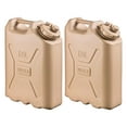 thumbnail image 1 of Scepter Lightweight BPA 5 Gallon Portable Water Storage Container, Sand (2 Pack), 1 of 10