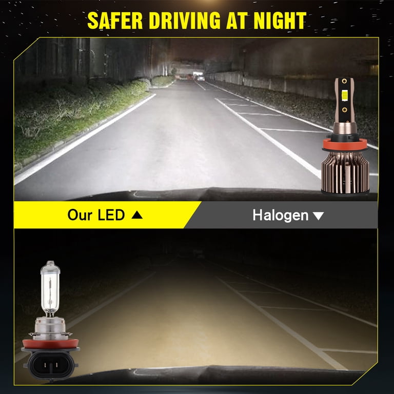 2/4/6X D4S D4R D4C LED Headlight Bulbs High Low Beam 6500K Bright White