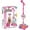 Red Kids Toys, variant on karymi Stand Up Microphone Kids Child Microphone with Adjustable Stand for Kids Karaoke Machine with Lights Girls Party Pastime Sing Musical Toy with Flashing Lights Toys Age 6-8